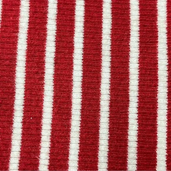 zara trafaluc Red Striped Seamless Crop Top Nautical Preppy Beach Cruise S Boho - Picture 9 of 9